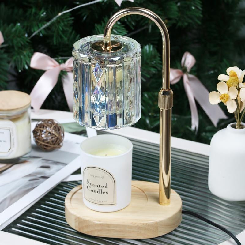 Warm Glow aromatherapy candle warmer lamp, front view