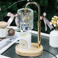 Warm Glow aromatherapy candle warmer lamp, front view